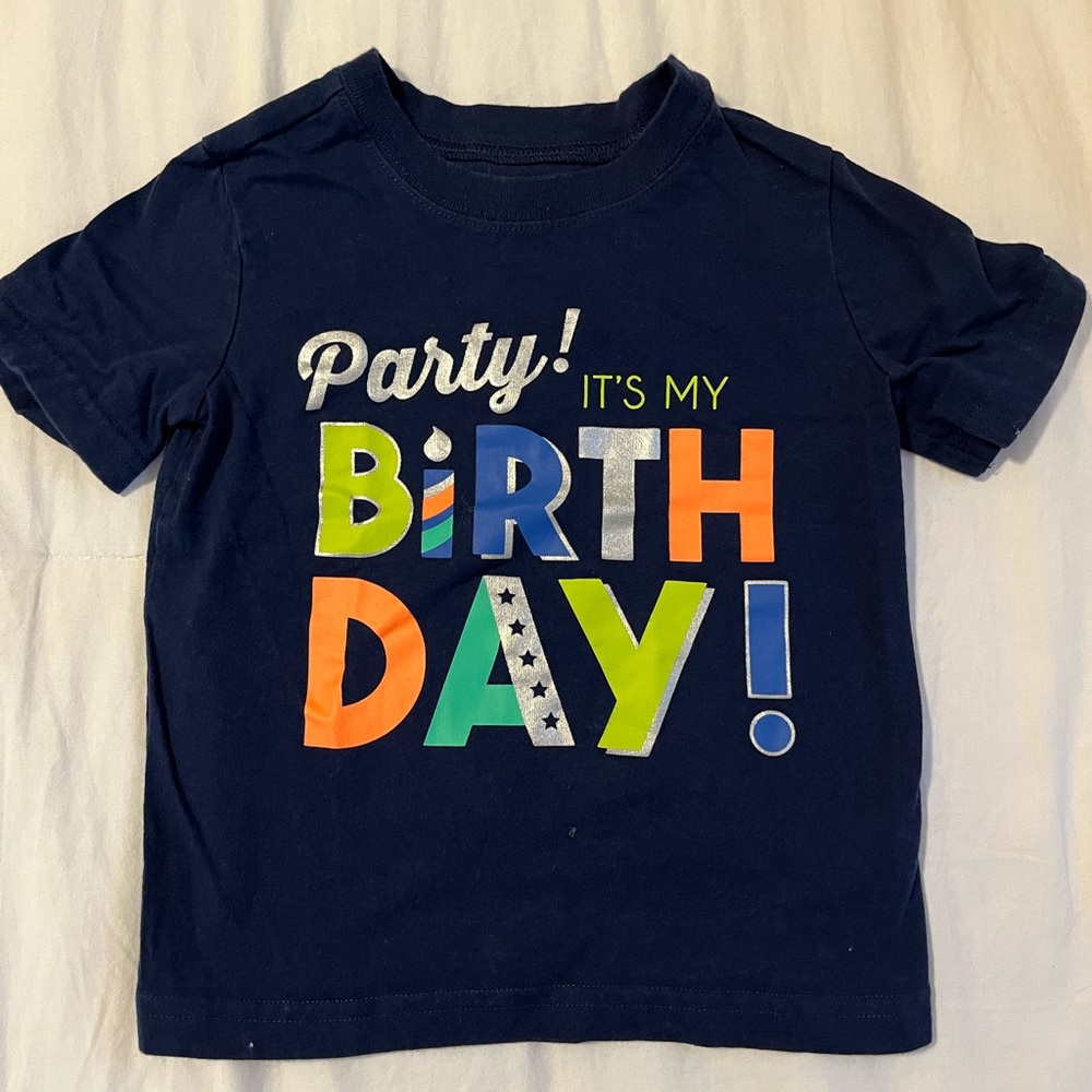 “Party it’s my Birthday” Shirt 3T